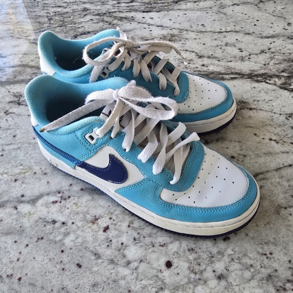 Nike Air Force 1 Split‎ Blue (Royal/Electric Photo) big kids 4